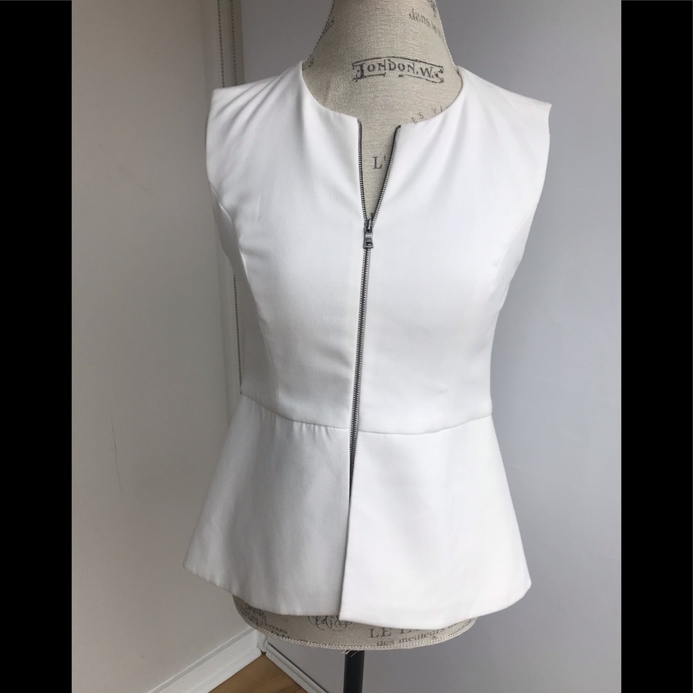 White dressy tank